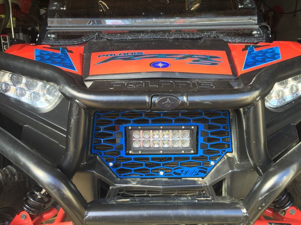 New 7" Light Bar Grill From EMP Polaris RZR Forum RZR